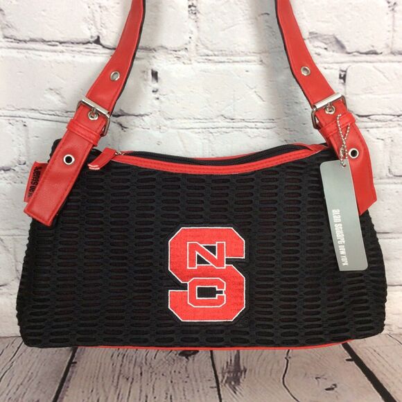 Alan Stuart NC State Wolfpack Mesh Handbag/Purse W/Embroidered Logo Tailgating - Picture 4 of 8